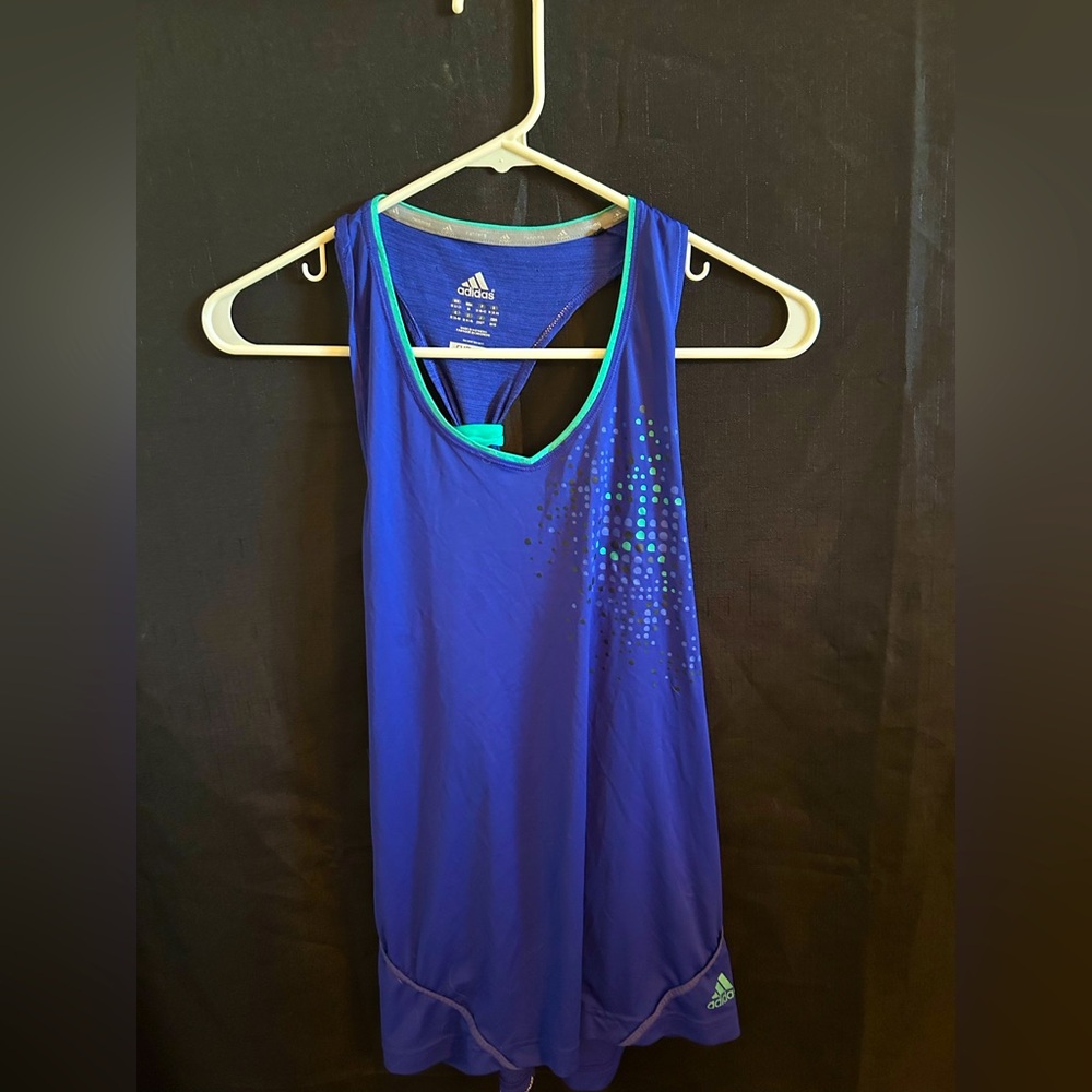 Adidas Women's Vibrant Blue Tank Top